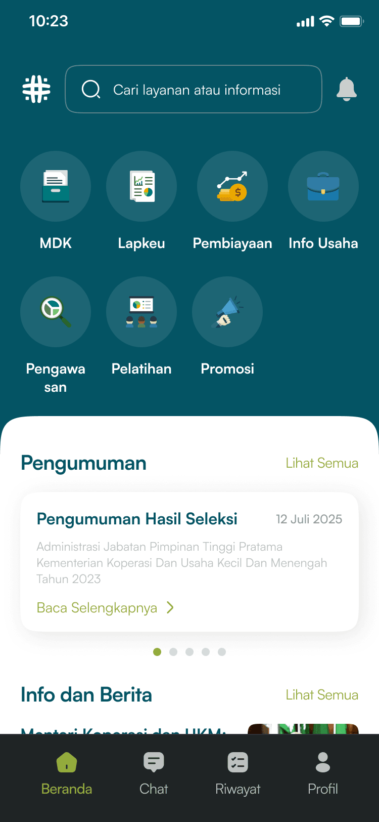 Screenshot image of template 6