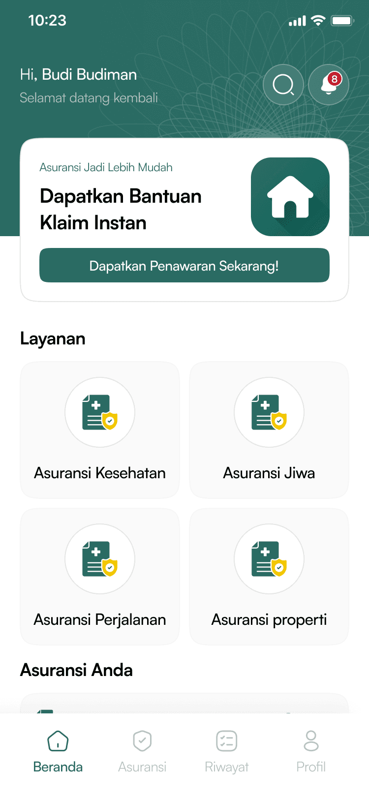 Screenshot image of template 2