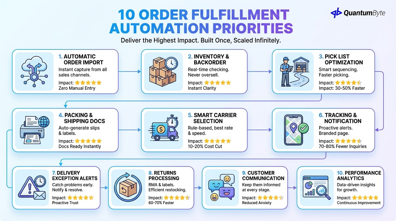 Order Fulfillment Automation Opportunities