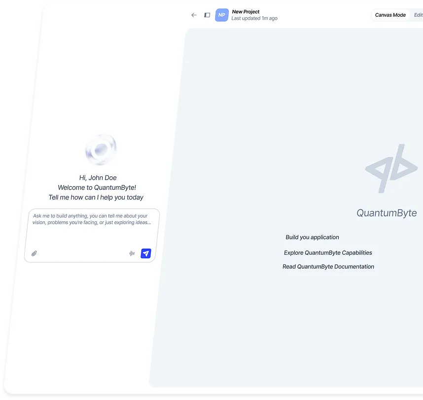 QuantumByte Chat Interface