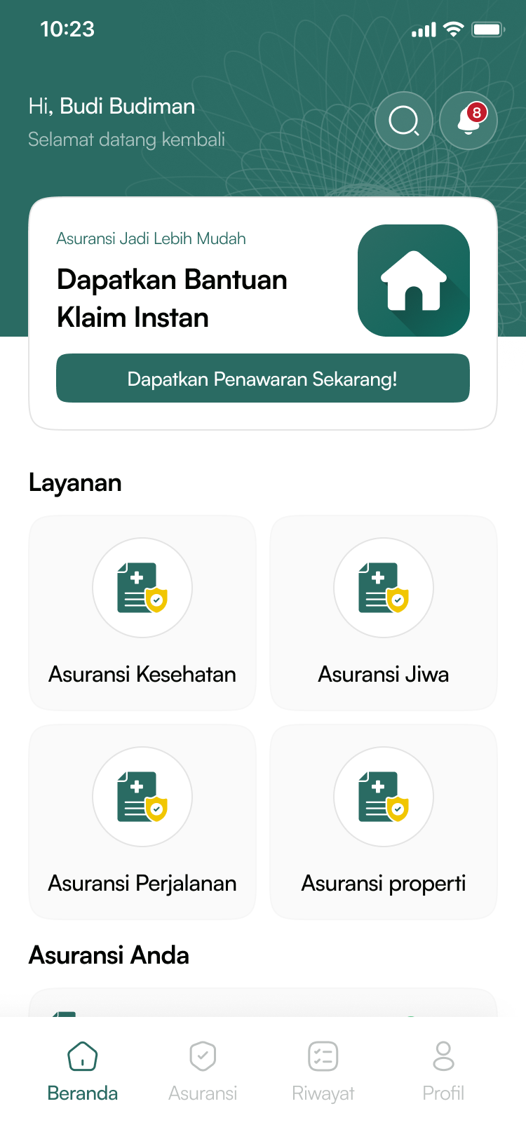 Screenshot image of template 2