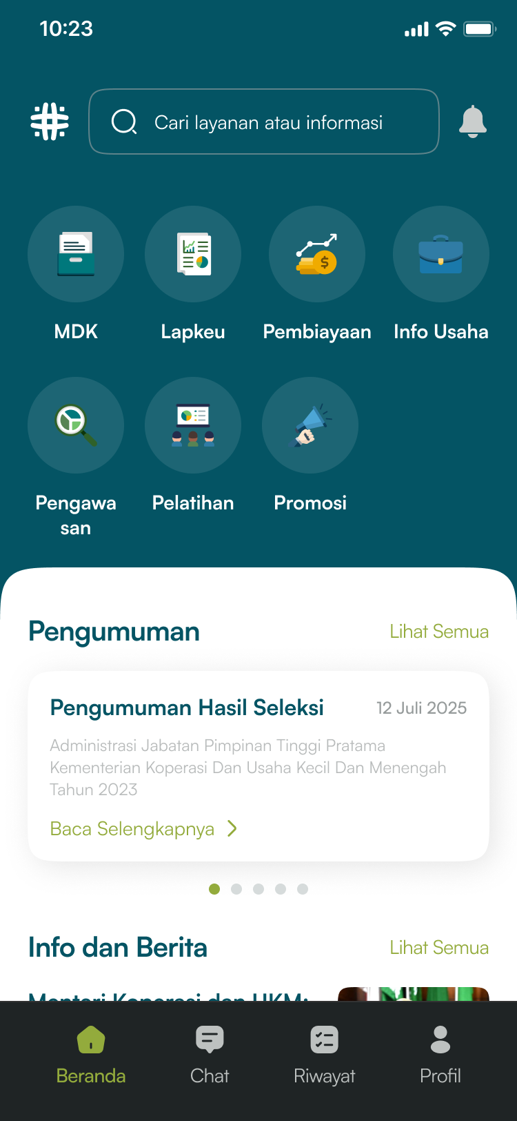 Screenshot image of template 6
